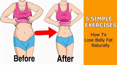 How To Lose Belly Fat Naturally With Simple Exercises 5 Simple