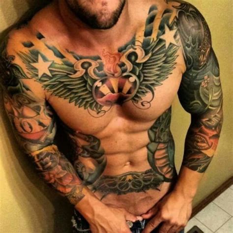 Intriguing Chest Tattoos For Men