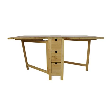 3) tuesdays, spend $20.00 in the restaurant and receive 20% off your purchase in the swedish food market on the same day only; 72% OFF - IKEA IKEA Foldable Kitchen Table and Desk / Tables