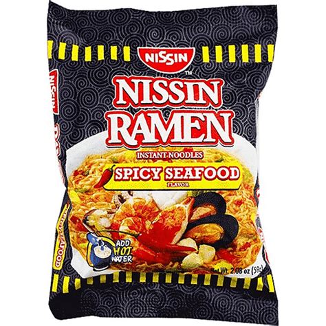 Nissin Ramen Instant Noodles Spicy Seafood 59g Instant Noodles Walter Mart