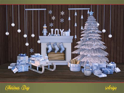 Sims 4 Ccs The Best Christmas Day By Soloriya