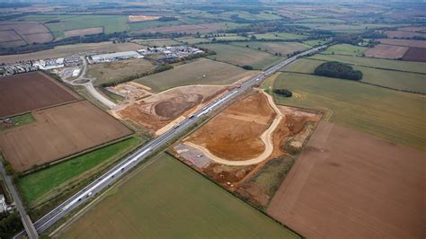 Grantham Southern Relief Road Update A1 Bridgejunction Construction