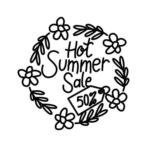 hot summer sale script text design template 2514110 vector art at vecteezy