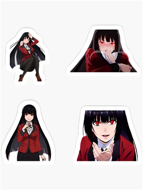 Yumeko Jabami Kakegurui Sticker Sticker For Sale By Carlashop