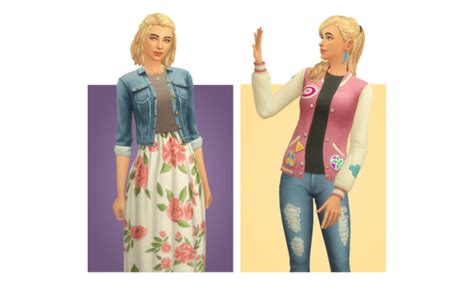 Simple Simmer Accessories Jacket Maxis Match Sims 4