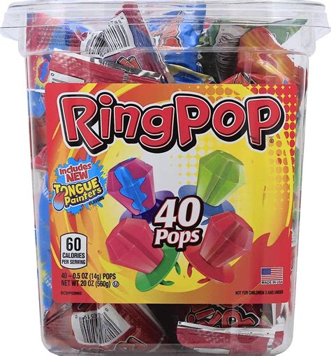 Ring Pop Hard Candy Pops Variety Pack 40 Count Ubuy Nepal