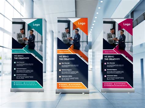 Corporate Roll Up Vertical Banner Stand Template Design Uplabs