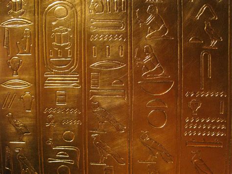 Hieroglyphs In Gold Free Stock Photo Public Domain Pictures
