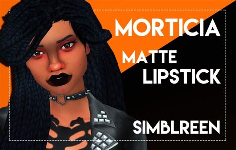 Simsworkshop Morticia Matte Lipstick By Weepingsimmer • Sims 4 Downloads