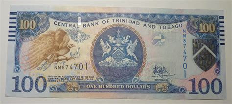 100 Dollars Trinidad And Tobago Numista