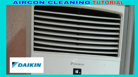 Daikin Floor Mounted Aircon Aircon Cleaning Step By Step Tutorial