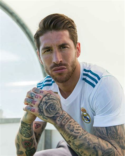 Sergio Ramos Real Madrid Face Tattoos Top Tattoos Tatoos Sergio