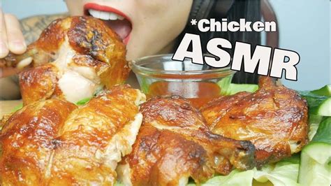 Asmr Rotisserie Chicken Eating Sounds No Talking Sas Asmr Youtube