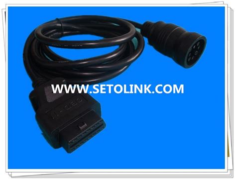 J1939 Deutsch 9 Pin To J1962 Obd 16 Pin Female Adapter Cable In Car
