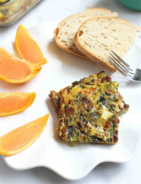 3 Ingredient Baked Frittata Chelsey Amer