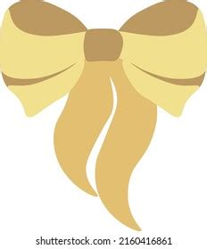 Gold Ribbons Bows Isolated Vector Illustration Stock Vector Royalty Free Shutterstock