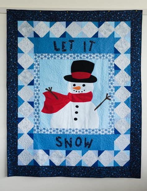 Let It Snow Quilt Pattern In 2020 Christmas Quilt Patterns Christmas