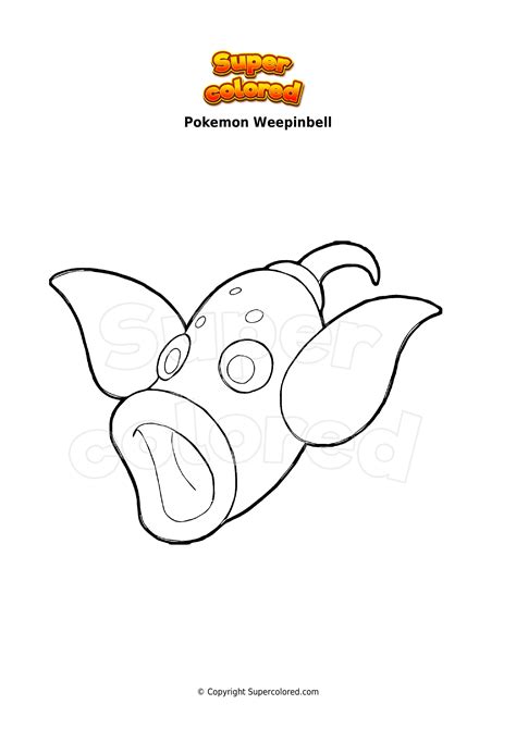 Disegno Da Colorare Pokemon Weepinbell