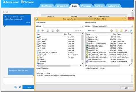 This video shows how to do file transfer via teamviewer. How to Control Android Remotely Using TeamViewer
