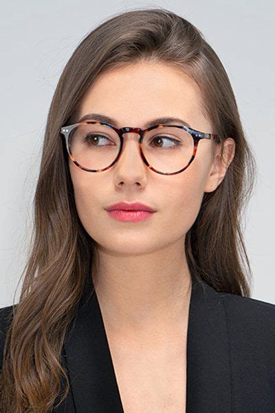 Floral Geometric Eyeglasses Available In Variety Of Colors To Match Any