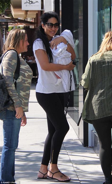 Kimora Lee Simmons Is Seen Out With Baby Wolfe For The First Time