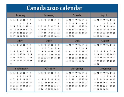 Personalized Calendar 2024 Canada 2020 Flss Orsola