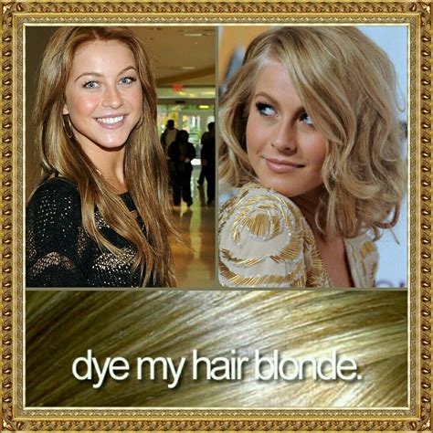 Monday Morning Inspiration Julianne Hough Dye My Hair Blonde Women