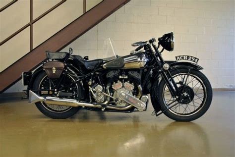 1936 Brough Superior Ss80 R Side Vintage Motorcycles Motorcycle Old