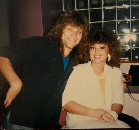 My Mom With Jon Bon Jovi 1985 Roldschoolcool