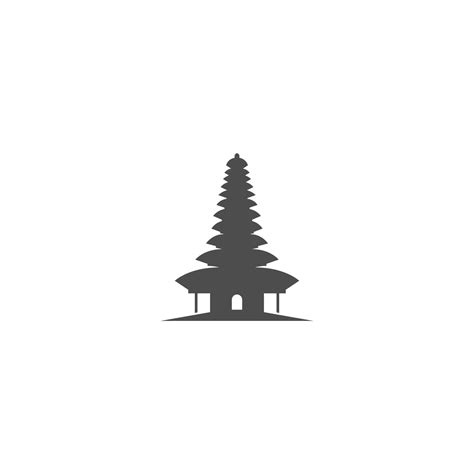 Temple Bali Icon Design Illustration 13484550 Vector Art At Vecteezy