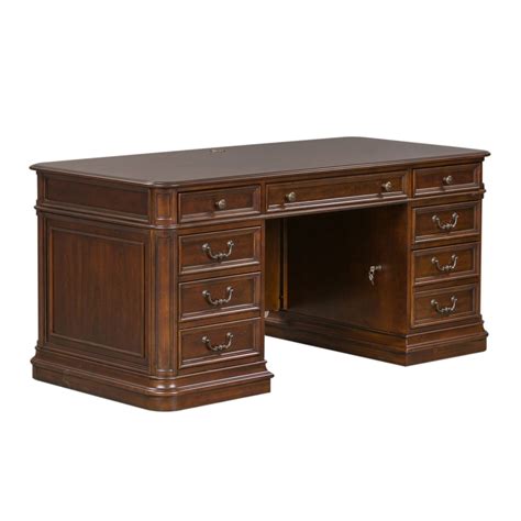 Brayton Manor Jr Executive Desk 273 Hoj Jed By Liberty Furniture At