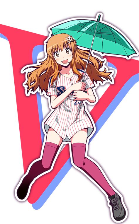 safebooru 1girl d baseball uniform brown eyes brown hair doku hebi hair ornament highres