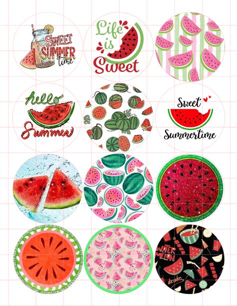Watermelon 2 Cardstock Cutouts Southern Scents Fragrances