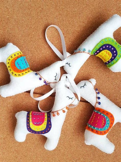 ✓ free for commercial use ✓ high quality images. Llama Felt Ornament Llama hanging Decoration Llama ...