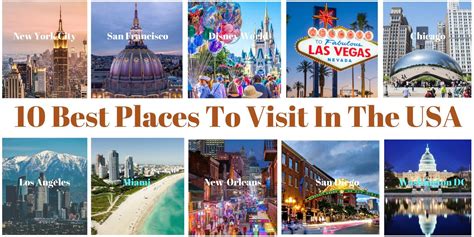 Cool Places In Us To Travel Tourist Destination