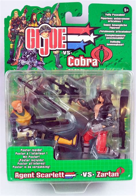 Gijoe Vs Cobra 2002 Agent Scarlett And Zartan