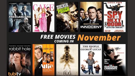 Tubi Tvs Full List Of November Movies And Tv Arrivals Tubitv Corporate