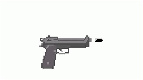 Pixilart Gun Animation By The Black Pixel