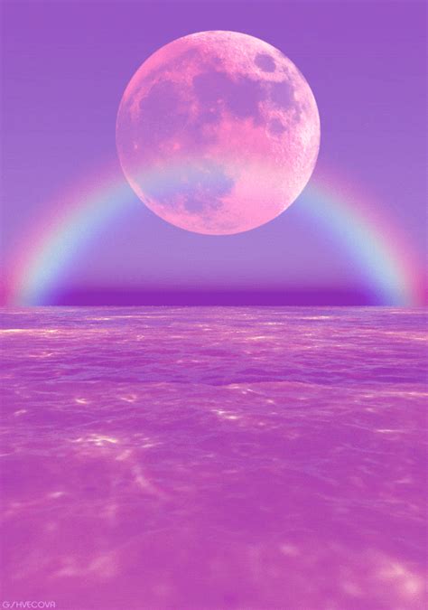 Pink Moon Wallpaper Cute Galaxy Wallpaper Rainbow Wallpaper