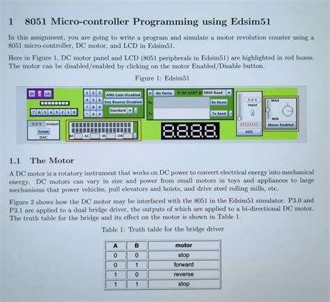 Solved 1 8051 Micro Controller Programming Using Edsim51 In
