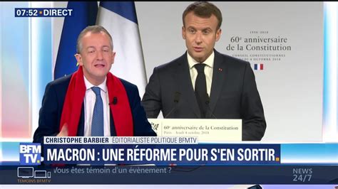 La Vème République Au Coeur Du Pouvoir Streaming - L’édito de Christophe Barbier: Macron, une réforme pour s'en sortir