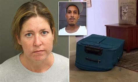 woman charged with murder after man suffocated in suitcase daily mail online