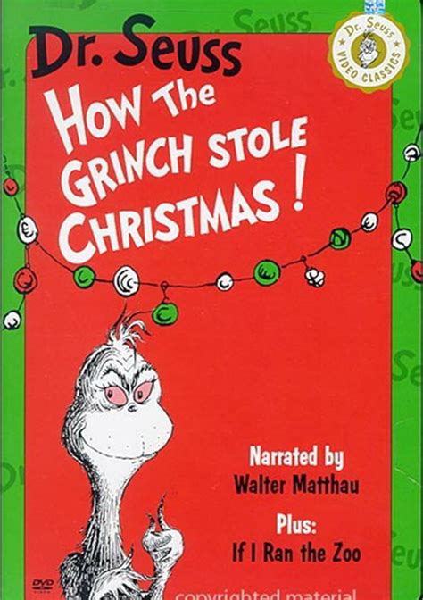 Dr Seuss How The Grinch Stole Christmas DVD DVD Empire