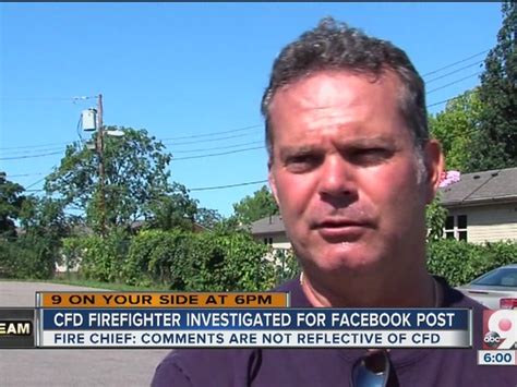 Cincinnati Firefighters Controversial Facebook Posts Prompt