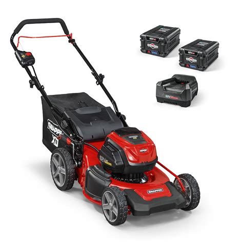 Snapper Xd 82 Volt Max Cordless Electric 19 In Lawn Mower Kit With 2
