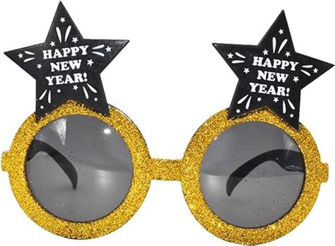 Happyyami Happy New Year Eyelasses Funny Party Star Sunglasses Fancy Eyeglasses For 2020 New
