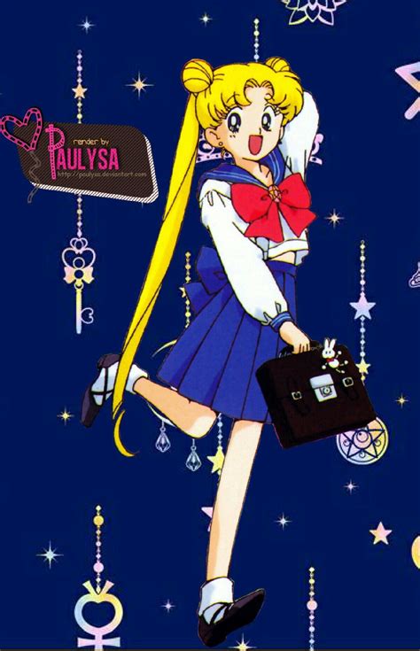 Tsukino usagi is a character from bishoujo senshi sailor moon. Wallpaper (With images) | Sailor moon usagi, Pretty ...