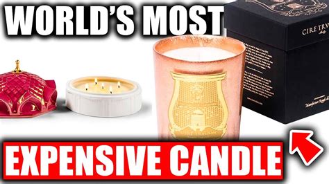 Look At The Worlds Most Expensive Candle Youtube