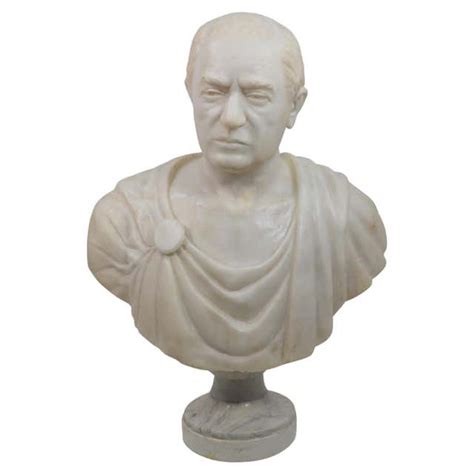 Large Marble Specimen Bust Of Julius Caesar For Sale At 1stdibs