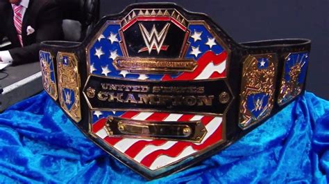 Wwe Revealing New United States Title Belt On Raw Tonight